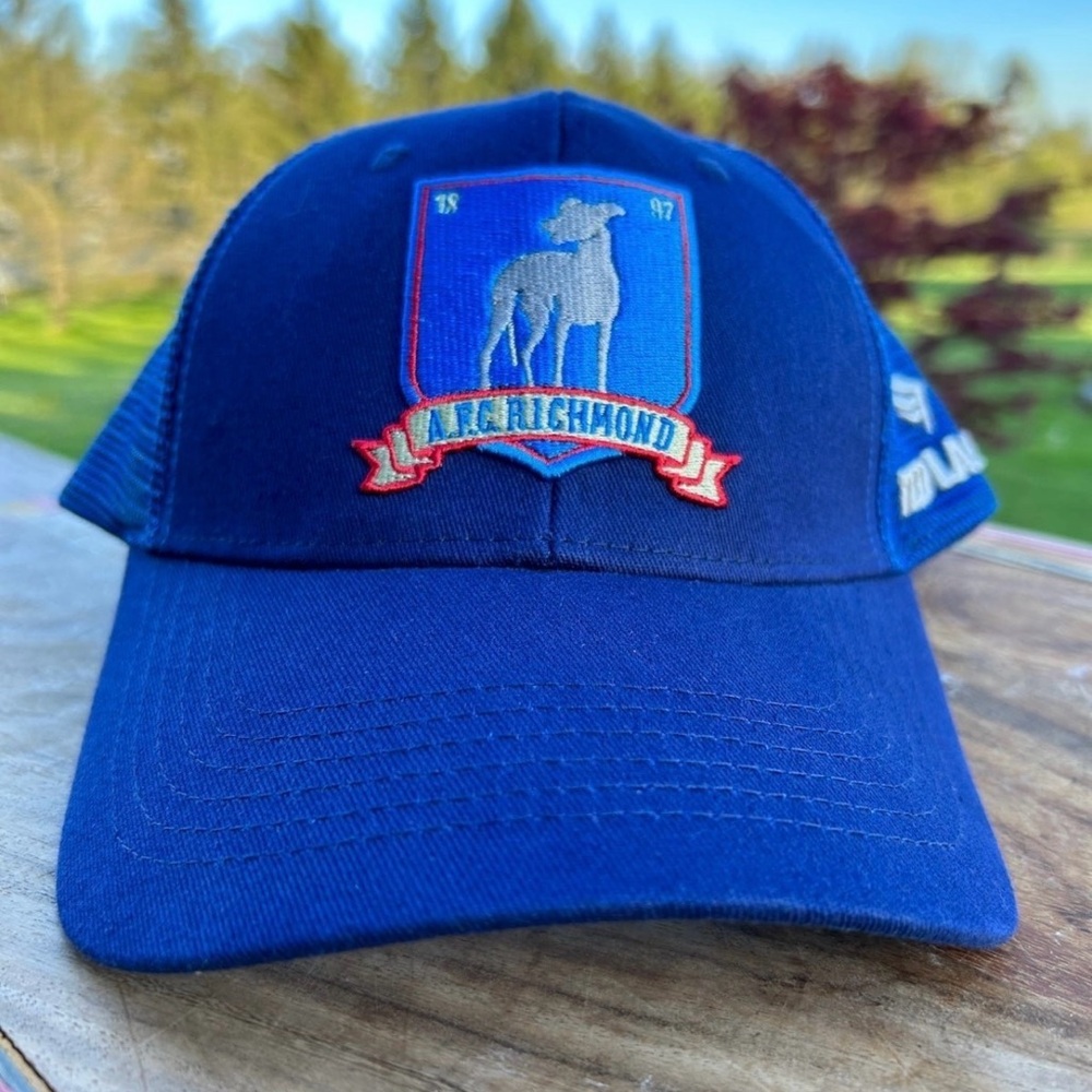 NWT A.F.C Richmond Hat Ted Lasso Coach Beard Baseball Trucker Cap FC Soccer Team